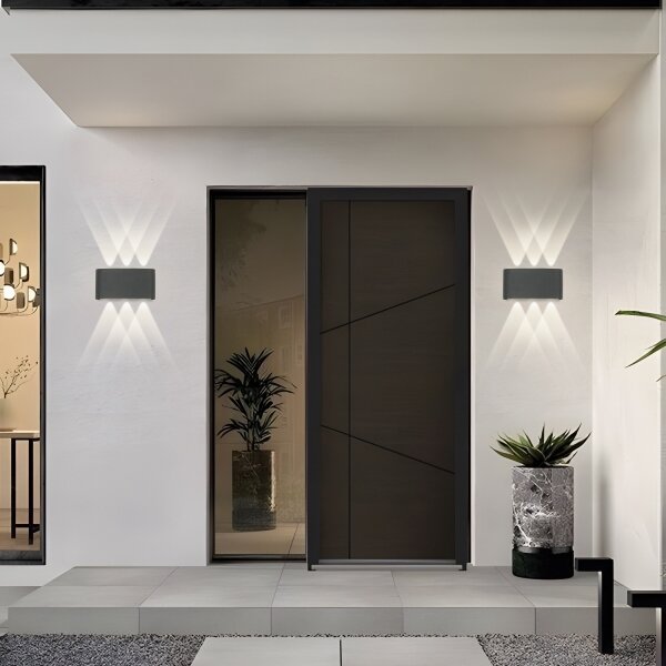 Brilagi - LED vonkajšie nástenné svietidlo FLAREBOX LED/6W/230V antracit IP65
