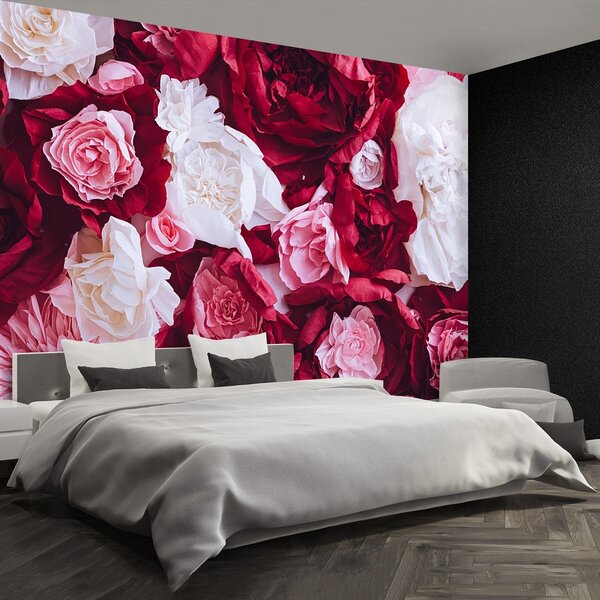 Fototapeta Vliesová Papierové ruže 152x104 cm