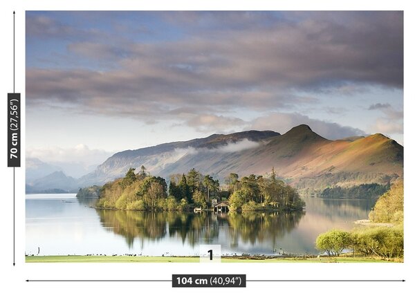 Fototapeta Vliesová Jazero derwentwater 104x70 cm