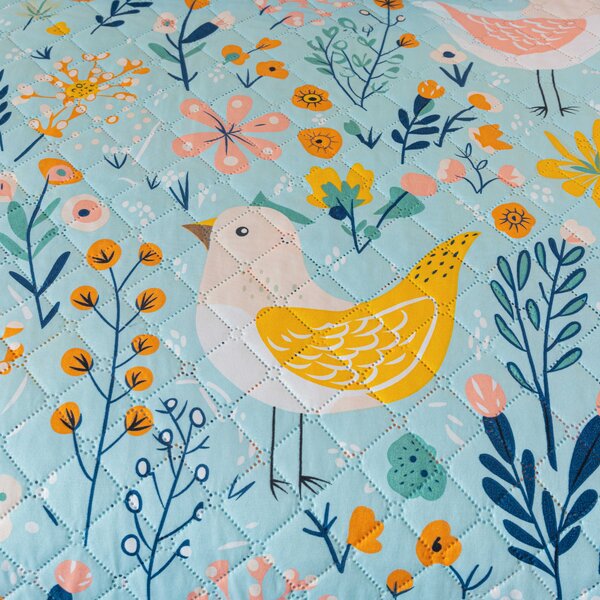 Prehoz na posteľ SPRING TWEET, farebný Rozmer: 170 x 210 cm