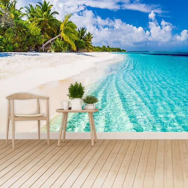 Fototapeta Vliesová Palm beach 152x104 cm