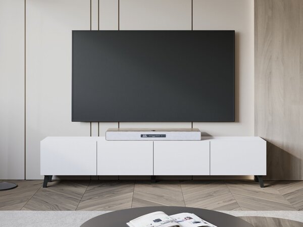 Mirjan24 TV stolík/skrinka Fezrit 190, Farby: biela 5903211506925