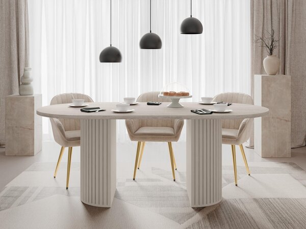 Mirjan24 Moderný stôl Frozgo, Farby: orech okapi 5903211490088