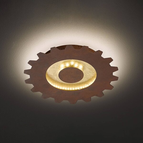 Závesné LED Leif vzhľad ozubeného kolesa Ø 30 cm
