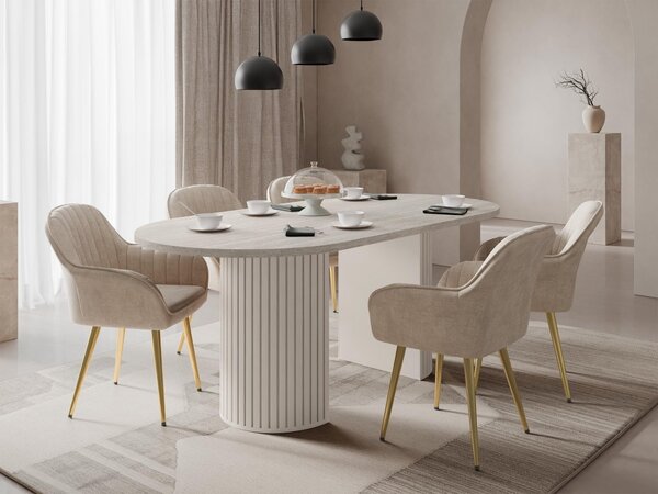 Mirjan24 Moderný stôl Frozgo, Farby: orech okapi 5903211490088
