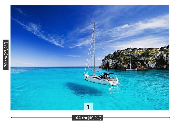 Fototapeta Vliesová Plachetnica menorca 104x70 cm