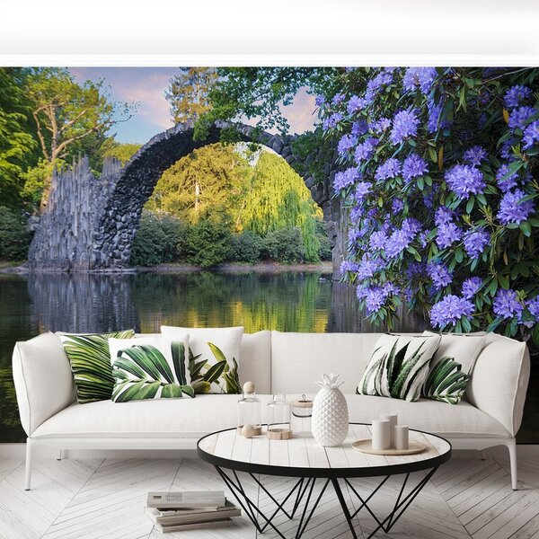 Fototapeta Vliesová Rododendrony 250x104 cm