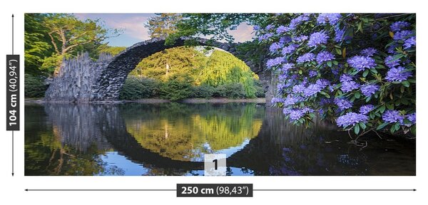 Fototapeta Vliesová Rododendrony 250x104 cm
