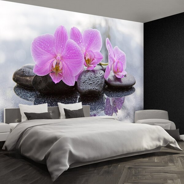 Fototapeta Vliesová Orchidea kamene 104x70 cm