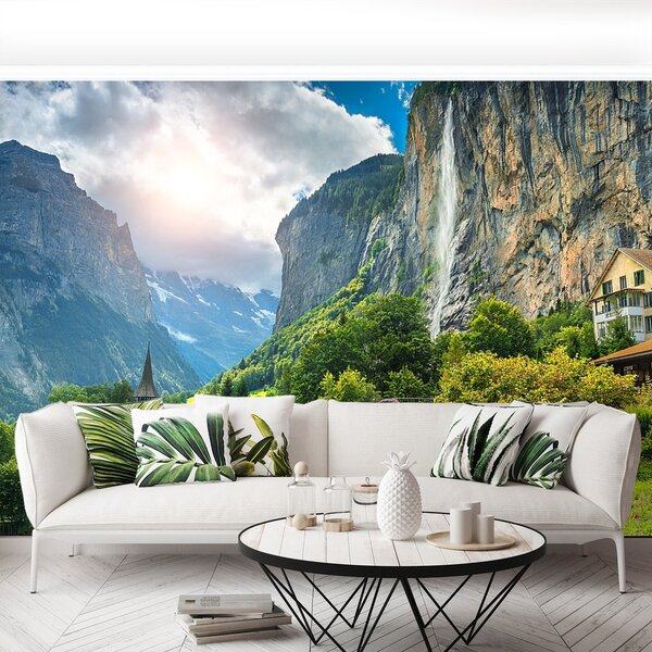 Fototapeta Vliesová Alpské dediny 152x104 cm