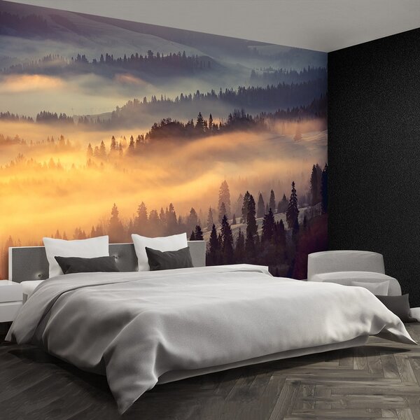 Fototapeta Vliesová Horský les 250x104 cm
