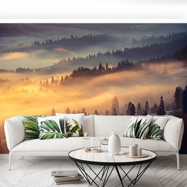 Fototapeta Vliesová Horský les 250x104 cm