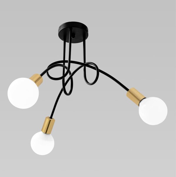 TooLight Závesný luster PARADISE 60 cm čierny
