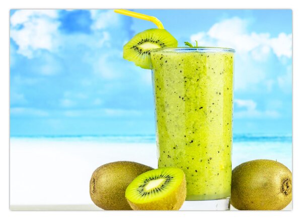 Obraz - kiwi smoothie (70x50 cm)