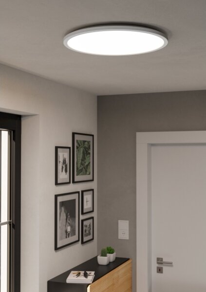 Eglo 901473-LED RGBW St. kúpeľ. svietidlo ROVITO-Z 16,8W/230V pr.50 cm IP44 biela