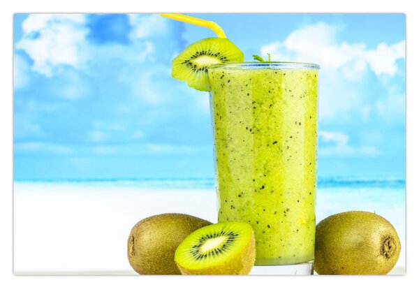 Obraz - kiwi smoothie (90x60 cm)