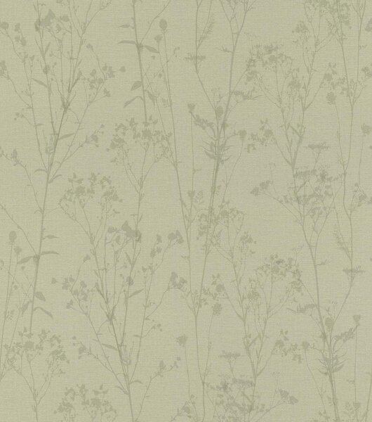 RASCH | Vliesová tapeta na stenu Peonies 582123 | 0,53 x 10,05 m | zelená