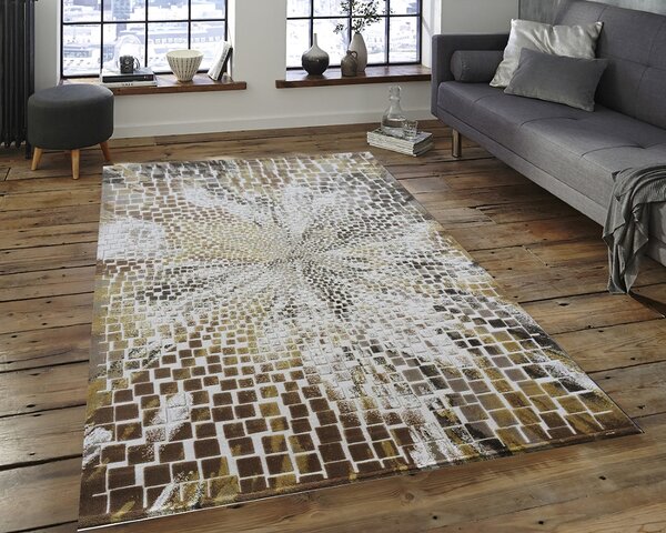 Berfin Dywany , Kusový koberec Vals 8006 Beige, 200x290, hnedá, obývacia izba