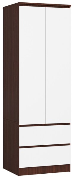 NovýNábytok.sk Šatníková skriňa Surgimiento (wenge + biela). Akcia -15%. Vlastná spoľahlivá doprava až k Vám domov. 1151988