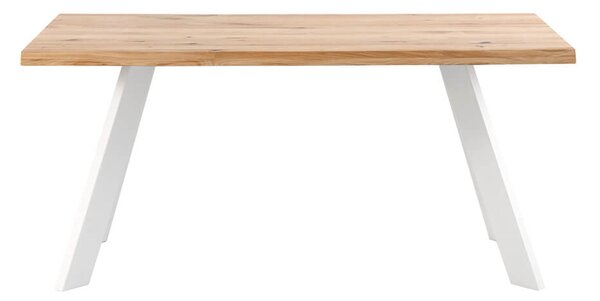 MUZZA Stôl lunac 200 x 100 cm biely