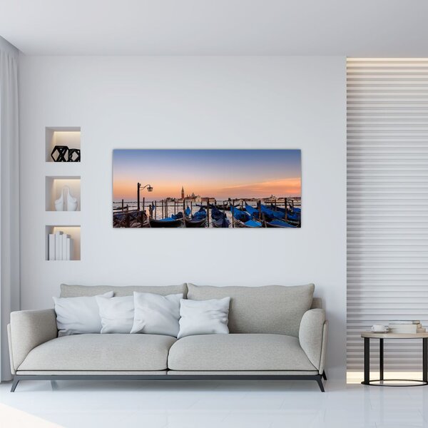 Obraz - talianska gondola (120x50 cm)