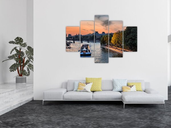 Obraz - loď na vyhliadkovej plavbe (150x105 cm)