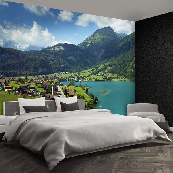 Fototapeta Vliesová Lungern švajčiarsko 152x104 cm