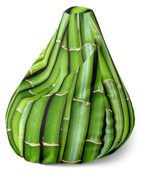 Sablio Sedací vak Pear Bambus - 70 x 95 x 15 cm