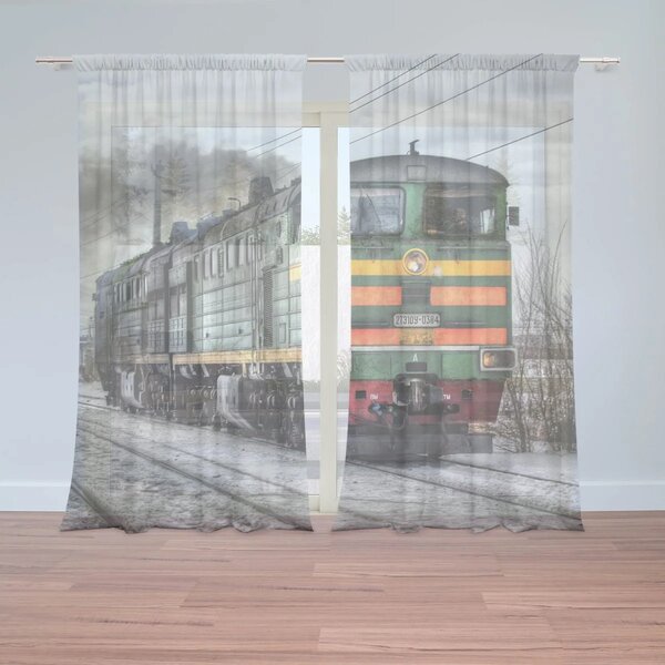 Sablio Záclony Lokomotíva: 2ks 150x250cm