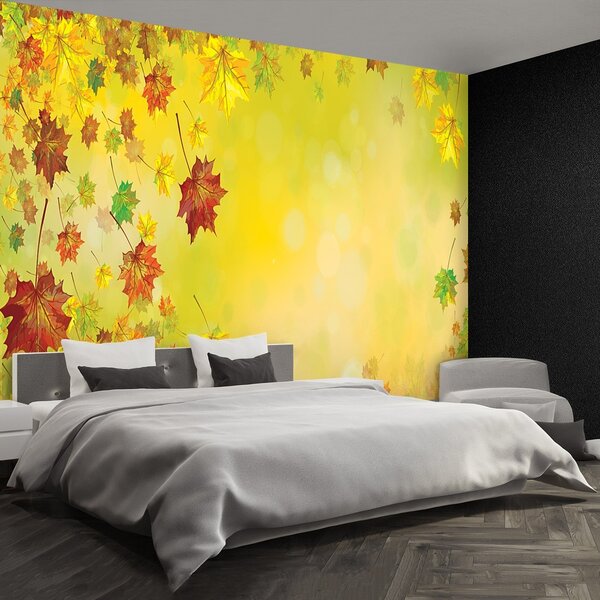 Fototapeta Vliesová Listy jeseň 104x70 cm