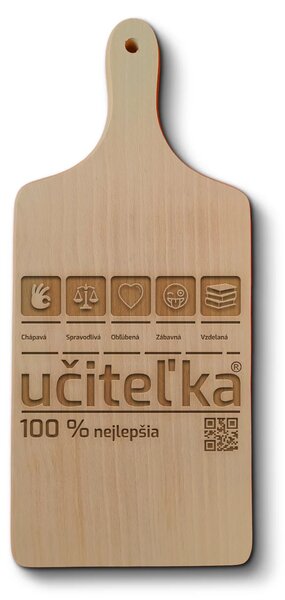 Sablio Doštička na krájanie Učiteľka
