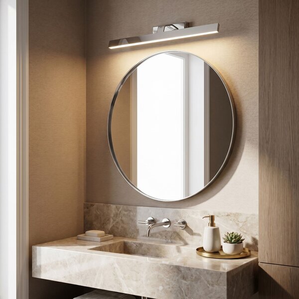 Toolight Toolight, LED nástenné svietidlo, 58cm, 11W, 4000K, 1000lm, SWE002-1W, chrómová, OSW-20101