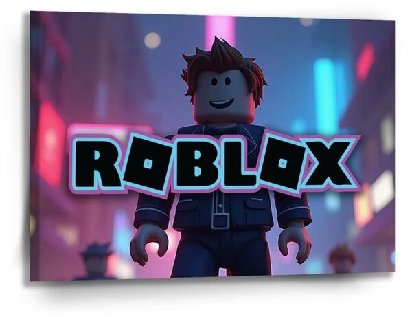 Sablio Obraz ROBLOX Neónové mesto - 90x60 cm