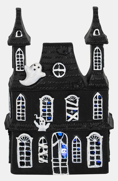 Sinsay - Halloweenska LED dekorácia v tvare strašidelného domu - čierna
