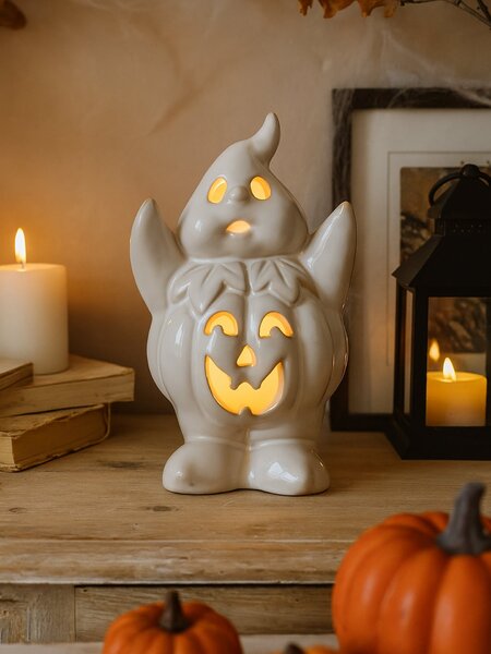 Sinsay - LED stolná lampa s Halloween motivom - biela