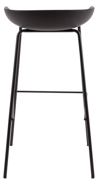MUZZA Barová stolička atten 74 cm čierna