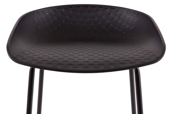 MUZZA Barová stolička atten 74 cm čierna