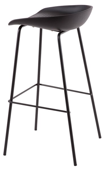 MUZZA Barová stolička atten 74 cm čierna