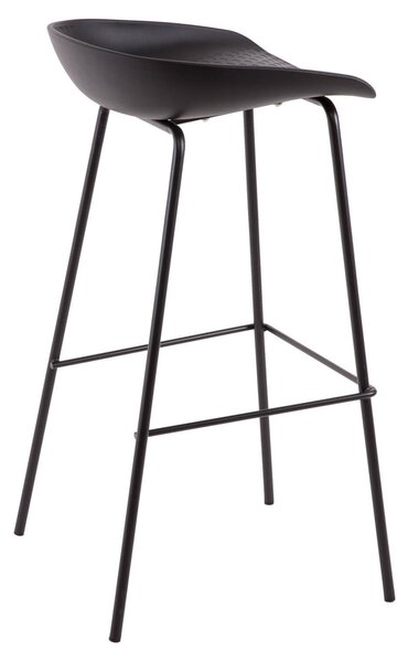 MUZZA Barová stolička atten 74 cm čierna