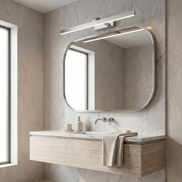 Toolight Toolight, LED nástenné svietidlo, 73cm, 14W, 4000K, 1500lm, SWE003-1W, chrómová, OSW-20102