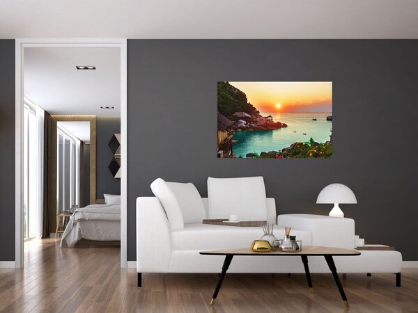 Obraz nádhernej pláže (90x60 cm)