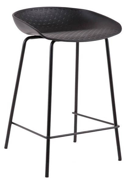 MUZZA Barová stolička atten 65 cm čierna