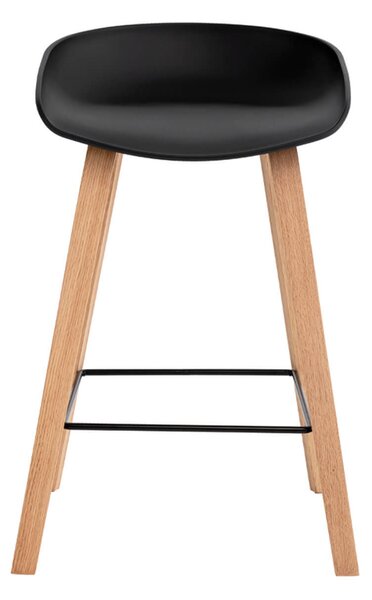 MUZZA Barová stolička rieno 68 cm čierna