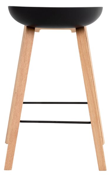 MUZZA Barová stolička rieno 68 cm čierna