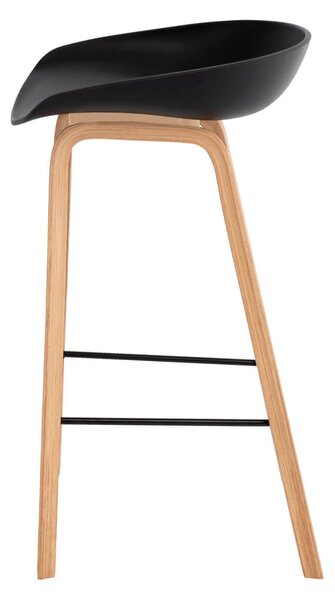 MUZZA Barová stolička rieno 68 cm čierna