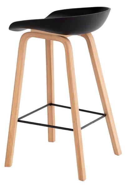MUZZA Barová stolička rieno 68 cm čierna