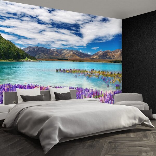 Fototapeta Vliesová Jazero nový zéland 250x104 cm