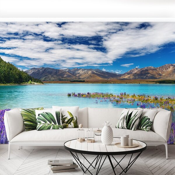 Fototapeta Vliesová Jazero nový zéland 250x104 cm