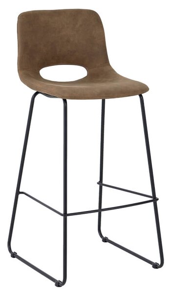 MUZZA Barová stolička wanor 75 cm hnedá