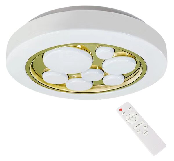 Stropné LED svietidlo Bubbles, 1x LED 30w, 3000-6000k, w/g, s ovládačom